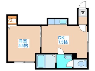 ウィンスル白石の物件間取画像